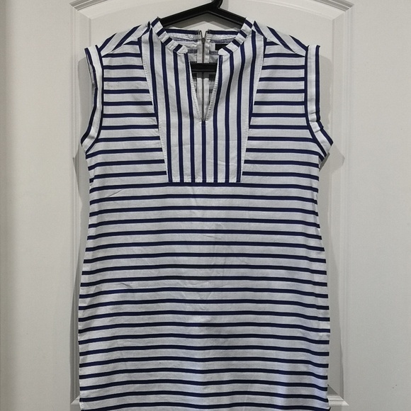 J.Crew Striped Sleeveless Dress - Picture 1 of 5